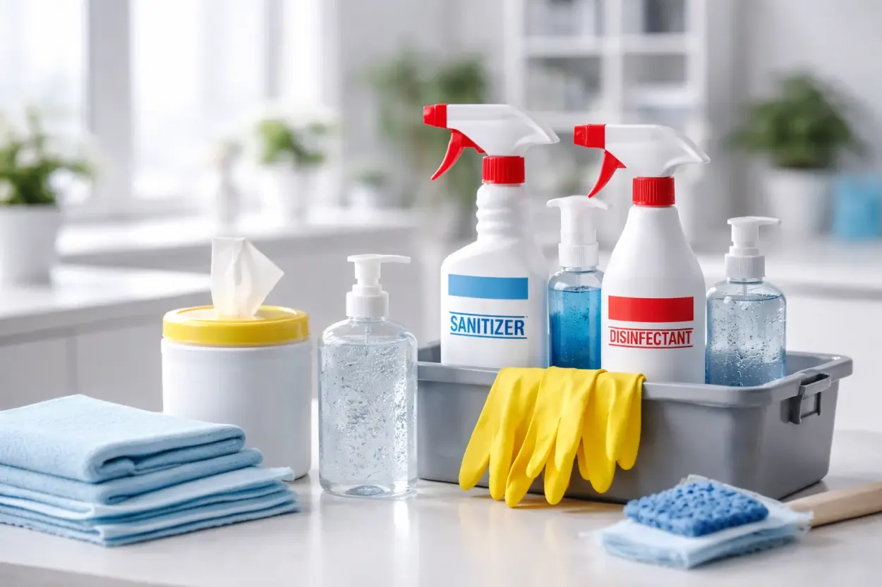 Disinfection vs Sanitization Disinfection vs Sanitization