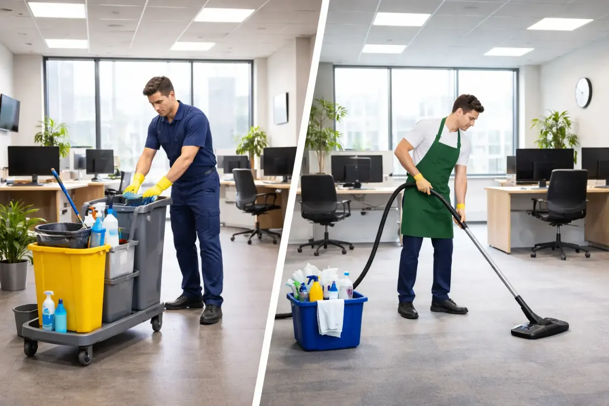 ChatGPT Image Mar 18, 2026, 10_43_25 AM Daily vs Weekly Office Cleaning